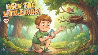 Milo and the Lost Little Bird | A Fun Kids Cartoon Story About Kindness