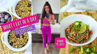 How I Eat In A Day To Stay Lean// Plant Based// Starch Solution