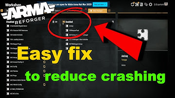 How to reduce crashing in Arma Reforger