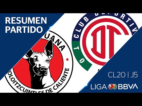 Club Tijuana Toluca Goals And Highlights