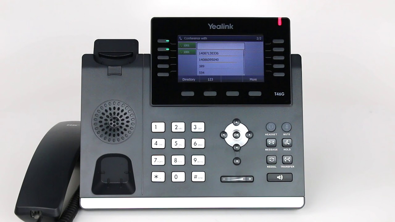 Yealink T46G - 3 Way Conference Call