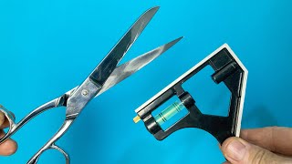 How to Sharpen Scissors like a Razor.! 10-Years guaranteed scissors wrist..!!