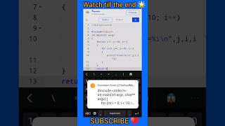 Multiplication of table in C language @TheRealMangoDev  #shorts #c #coding #viral #animal