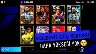 Efootball 2024 Dünya kolektif güç rekoru. Bundan daha yükseği yok!! !REKORR!