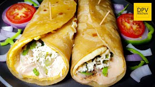 How to make an egg frankie | How to make an egg roll | Egg frankie recipe | Egg roll recipe