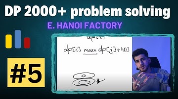 2000+ DP #5 | 777E - Hanoi Factory | Solving Dynamic Programming Codeforces Problems