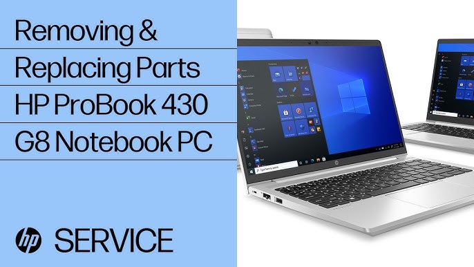 Removing & replacing parts for HP ProBook 450 G8