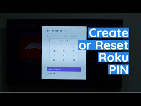 How to create and Reset Roku TV PIN