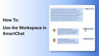 How to use the Workspace in SmartChat