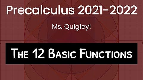 The Twelve Basic Functions Day 1