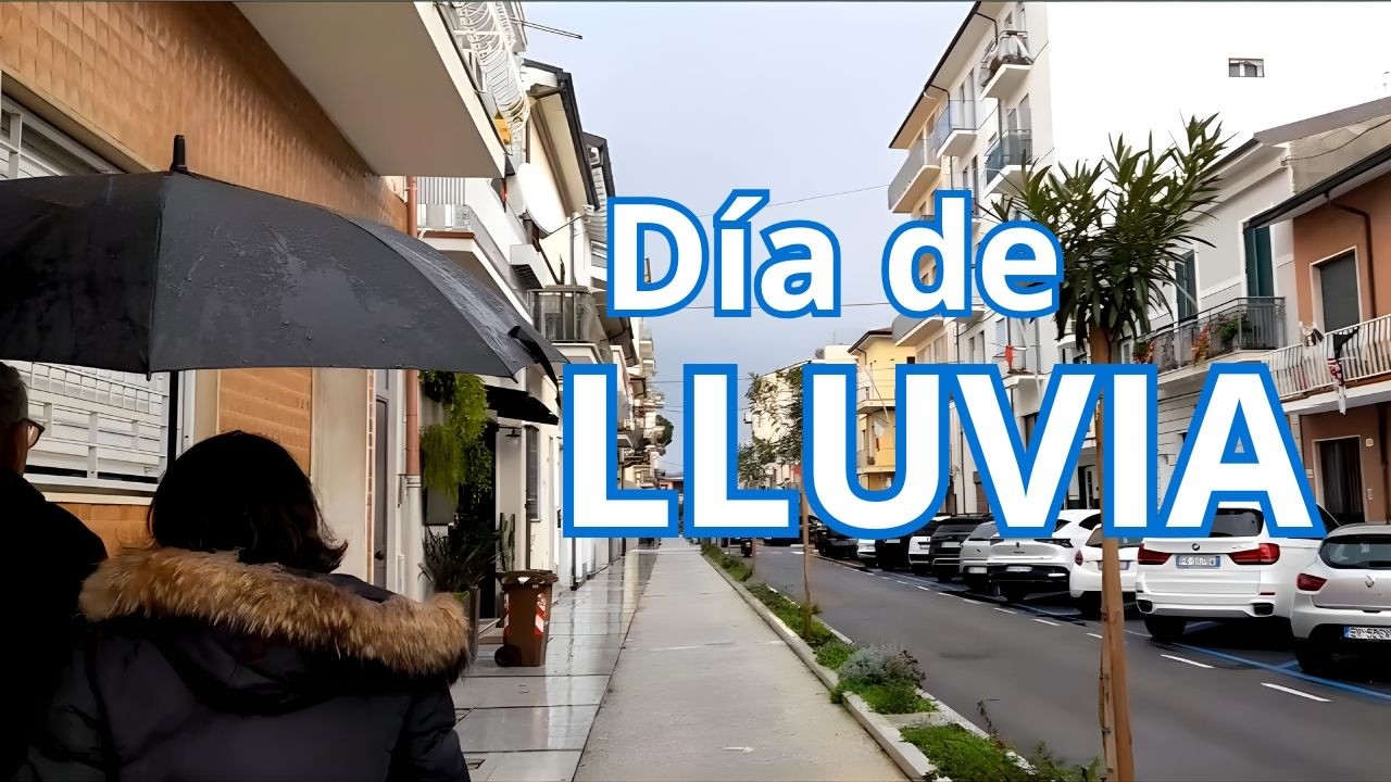 Caen Granizos en mi Balcón/ Parecia nieve/Caminar bajo la lluvia/ Compras y Fuegos artificiales.