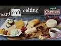 Vegan cheese board hard soft and melting vegan cheeses  30min instant cheeses