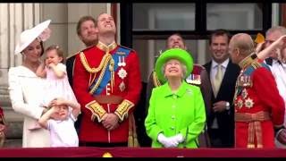 Highlights of Trooping the Colour parade in London