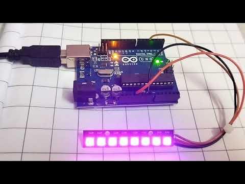 Addressable RGB Neopixel LED and Arduino - YouTube