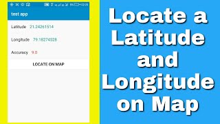 Locate Latitude and Longitude on Google Maps screenshot 2
