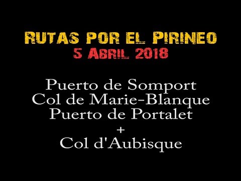 Rutas por el Pirineo. Somport-Portalet Abril 2018