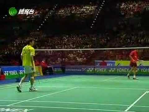 Badminton 2008 All England - MS SF - Lee CW vs Che...