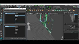 Autodeskmaya sliding door