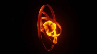 Free VJ Loop Glowing object with ring around it on dark background 4K 1 Hour