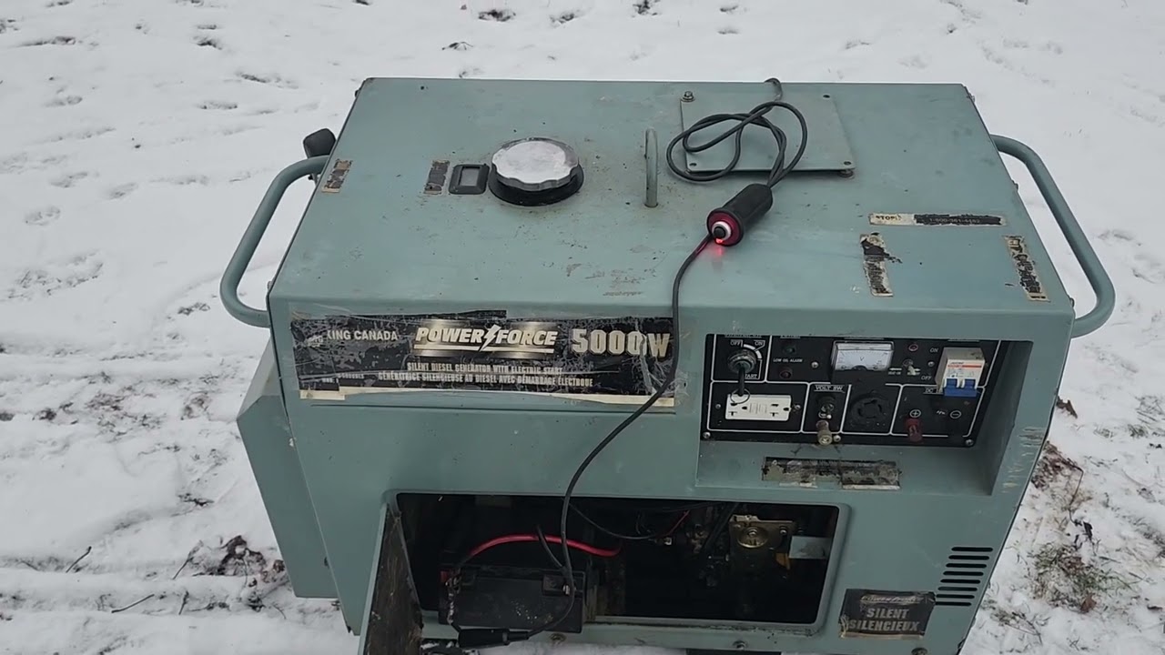 King Canada 5000W Diesel Generator For Auction  (Ideas)