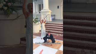 Creative wedding entrance ideas 😂🥰#usa #funny #wedding