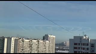 🛸Какой-то странный знак над Москвой