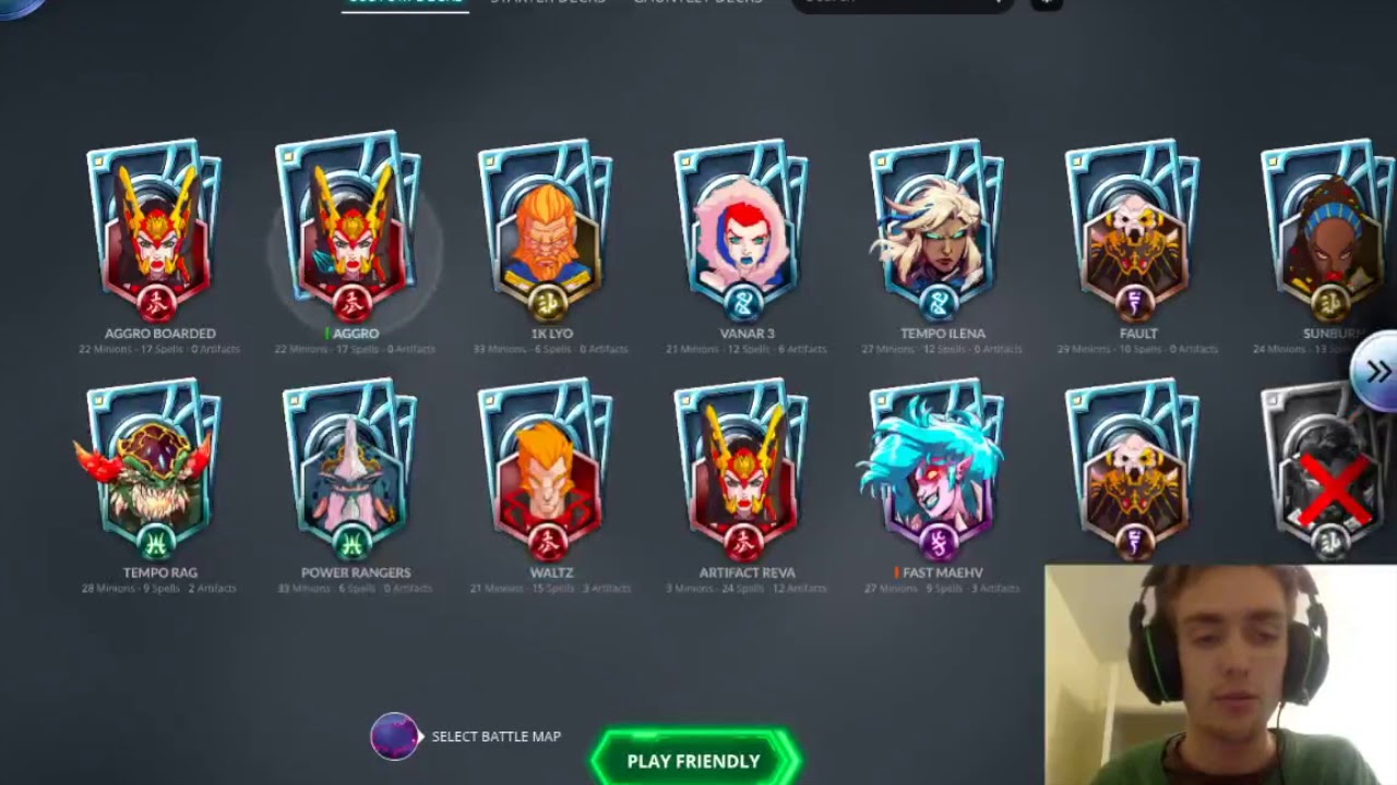 Duelyst Melee Losers Quarters | AlphaCentury (Aggro Reva) vs. Ryvirath (Fault Zirix)