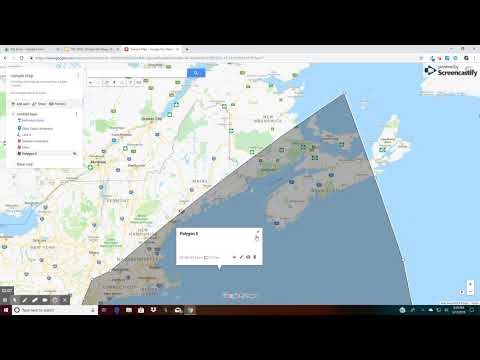 Google My Maps- Outlining an Area