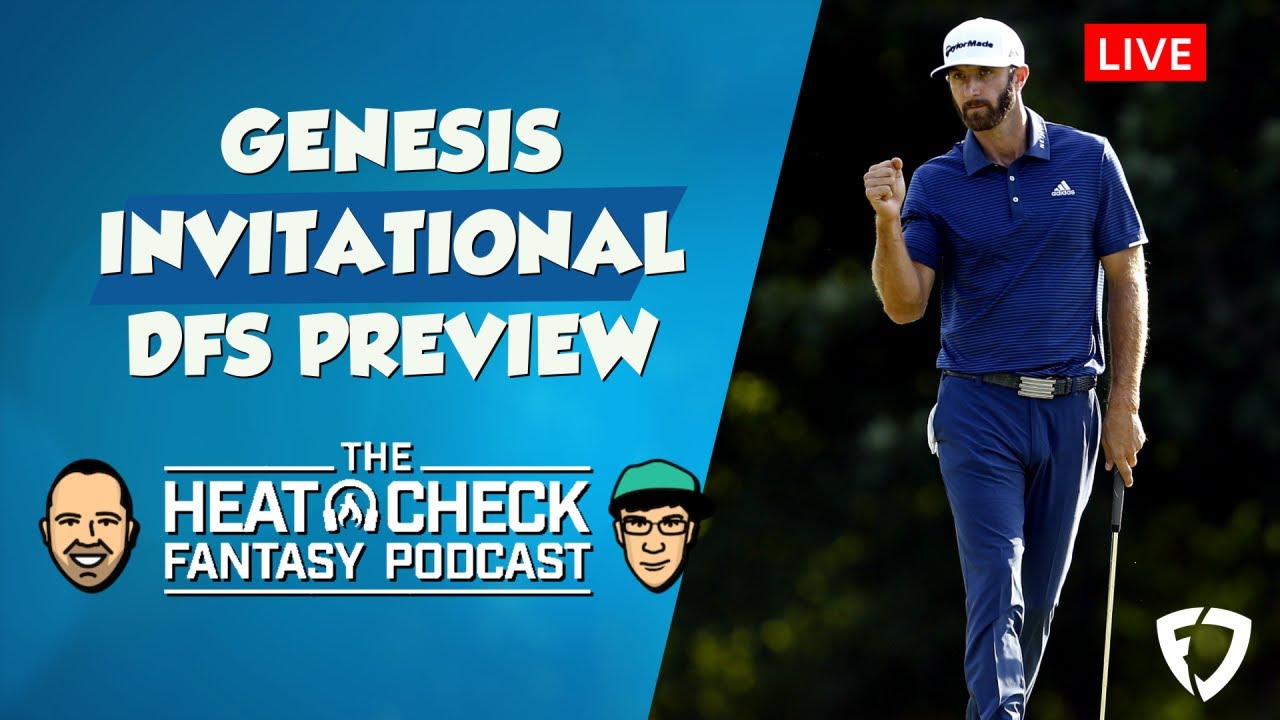 PGA DFS Heat Check Podcast for The Genesis Invitational