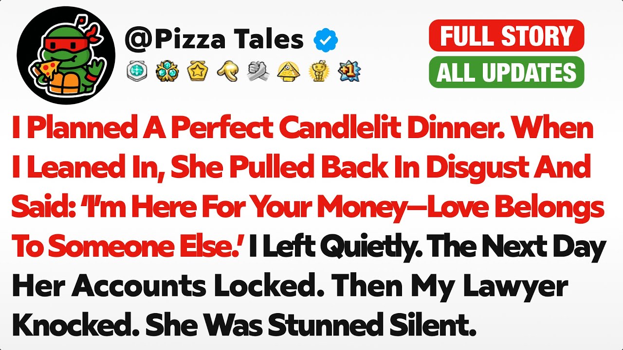 I Planned A Perfect Candlelit Dinner. When I Leaned In, She Pulled Back In Disgust And Said…
