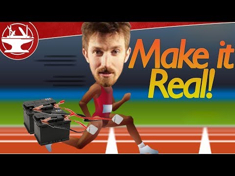 Can You Control a Person With Electricity? (Real Life QWOP)