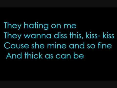 Chris Brown kiss kiss lyrics on screen