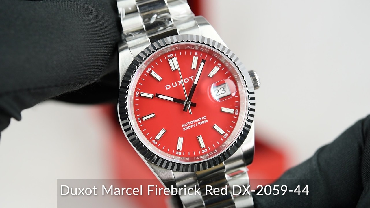 Duxot Marcel Firebrick Red DX-2059-44 - YouTube