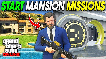 How To Start The NEW Mansion Missions In GTA Online (GTA5 Michael DLC)