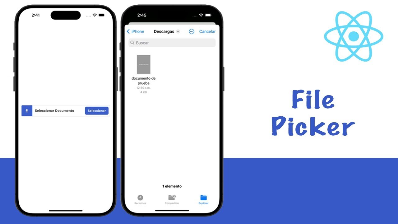React Native File Picker - YouTube