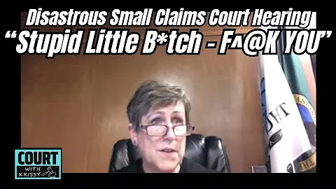 * Plaintiff GOES OFF On Judge During Small Claims Court Hearing *