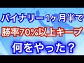 【バイナリー】たった１か月半で勝率７０％以上をキープした方法とは？