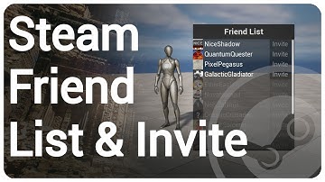Steam Friends List & Invite Player - Unreal Engine 5 Tutorial [UE5]