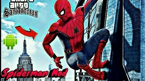 How to download and install spider man mod for gta sa android 10mb