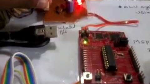 ALU system design using MSP430 Launchpad caliculator