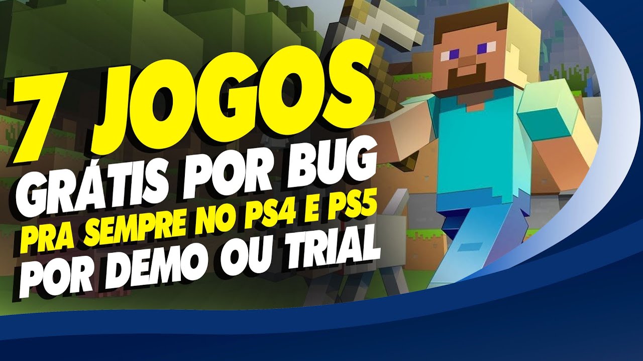 7 JOGOS GRÁTIS PRA SEMPRE PARA JOGAR NO PS4 E PS5! 