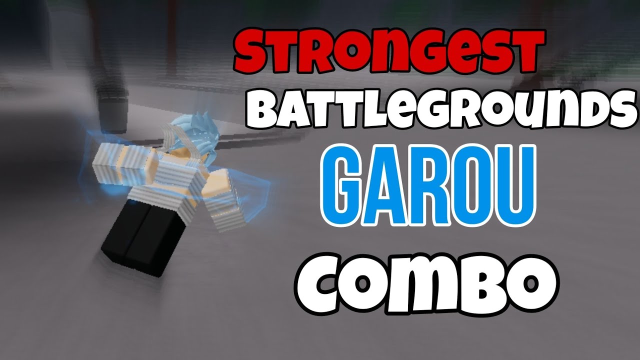 Roblox Strongest Battlegrounds : Advanced Garou Combo | Roblox - YouTube