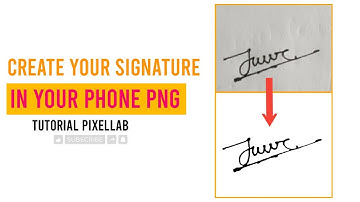 how to make your signature in mobile | Create transparent PNG signature | Most important tips