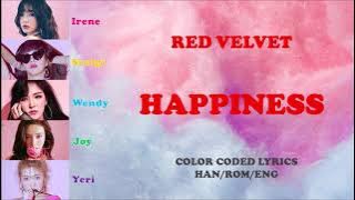 Red Velvet 레드벨벳 '행복 (Happiness)' MV Color Coded Lyrics Han/Rom/Eng