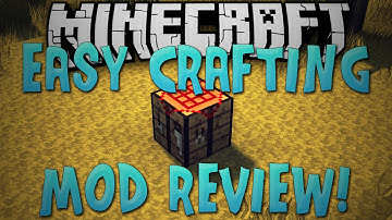 Minecraft 1.7.10: Easy Crafting Mod Review!