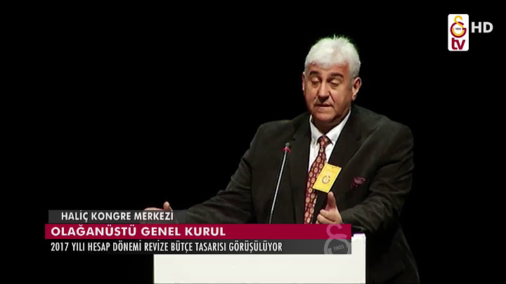 Galatasaray Spor Kulübü Olağanüstü Genel Kurul - 1. Bölüm (2 Aralık 2017)