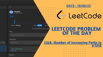 2328 || Number of Increasing Path in a Grid || C++ || Leetcode Daily Challenge