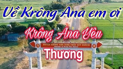 KRÔNG ANA YÊU THƯƠNG - Đặng gia Duẩn - ĐIỂU NÁP COVER