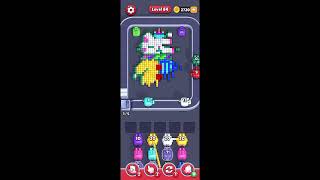 Pixel Flow Very Hard Level 84 Gameplay Walkthrough Solutions