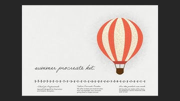 Testing Summer Texture Procreate Brushes by Digi Life